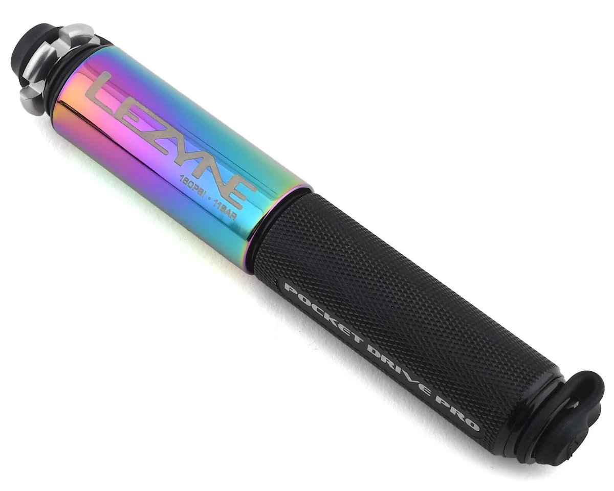 Lezyne Pocket Drive Pro Mini Pump (Neo Metallic/Black)